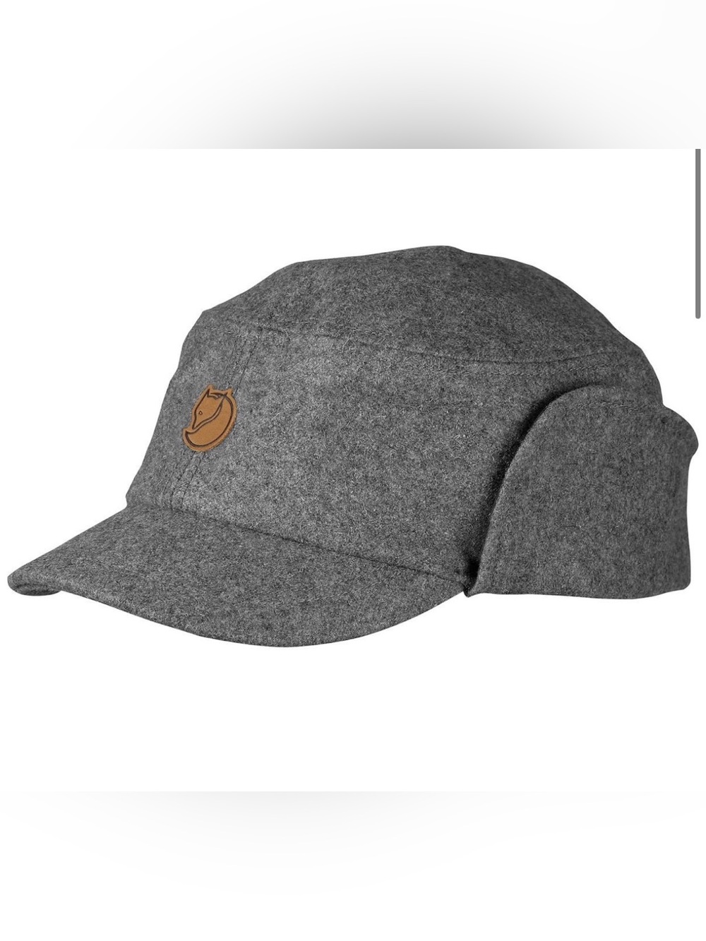 Fjallraven Gray Wool Blend Ear Flap Hat - Singi Winter Cap